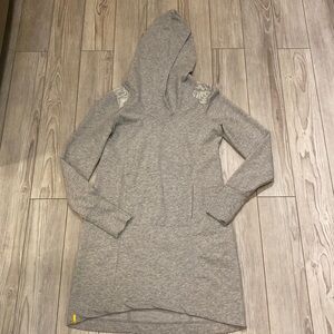 Lole Gali Hooded Fleece Sweatshirt Tunic size M